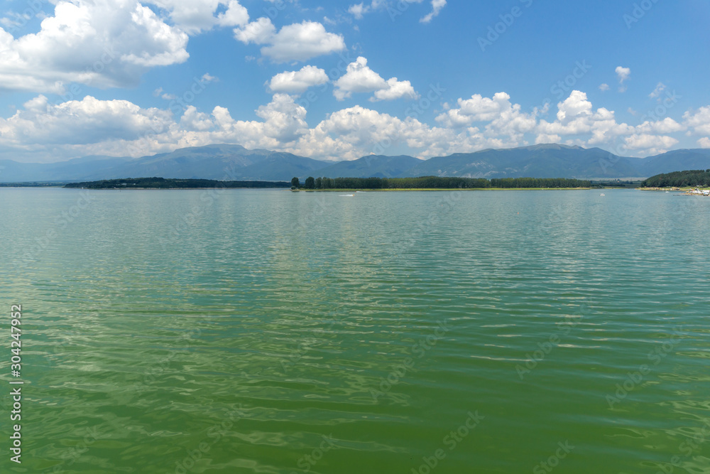 Landscape from dam of Koprinka Reservoir, Bulgaria
