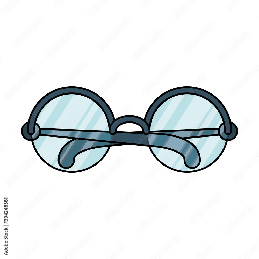 Fototapeta premium eyeglasses optical accessory isolated icon