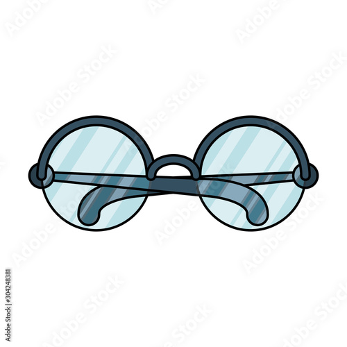 eyeglasses optical accessory isolated icon