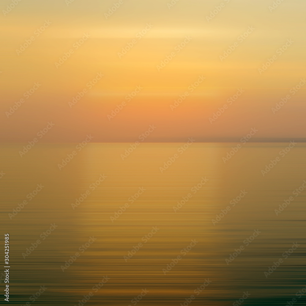 Abstract orange background motion blur sunset on the sea Abstract orange background motion blur sunset on the sea