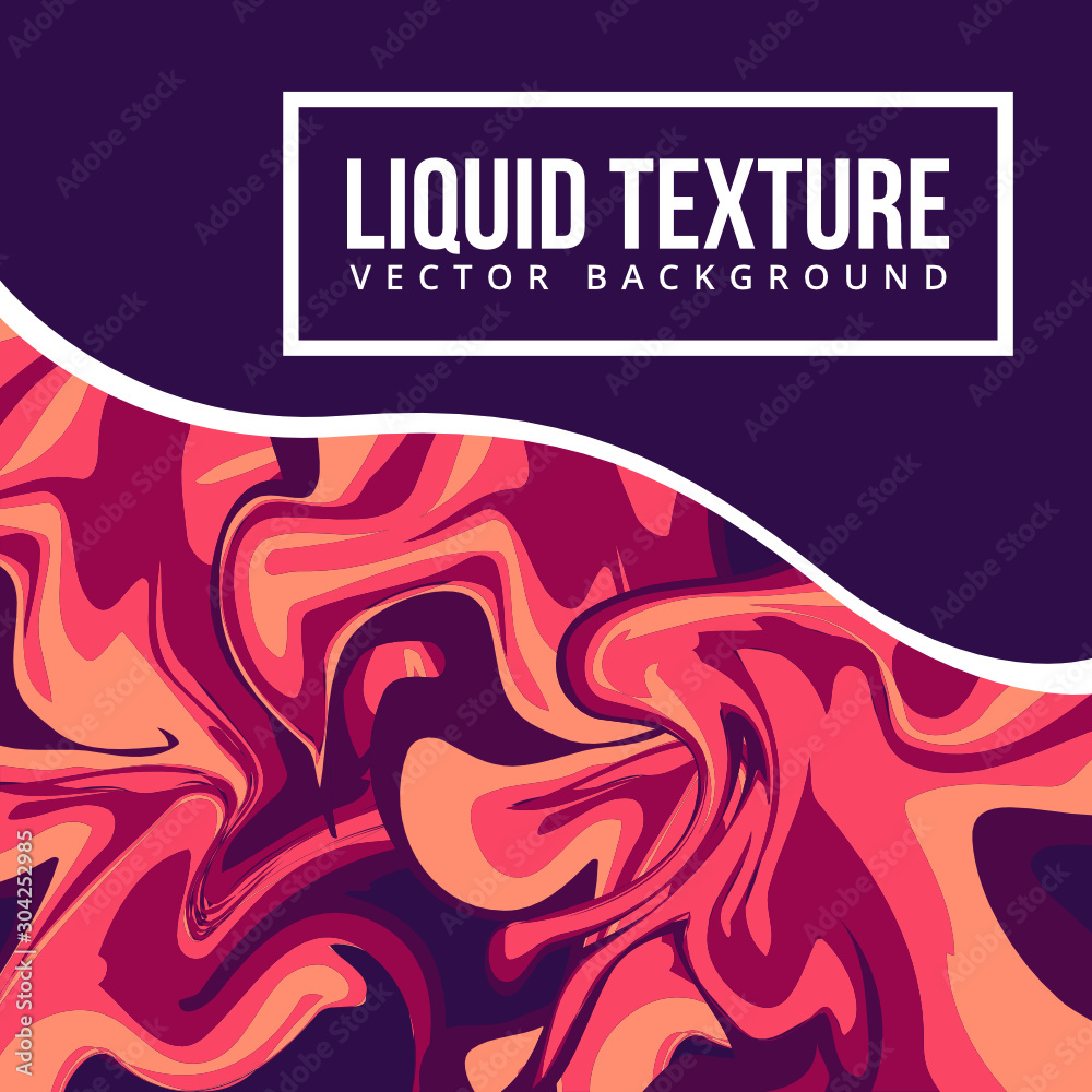 Abstract Liquid Texture Vector Background