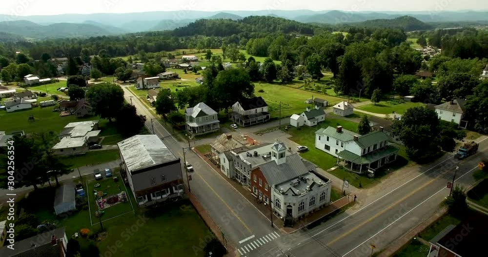 Turning to right aerial views of Beverly, West Virginia and the surrounding Allegheny and Appalachian Mountains. Turning to right aerial views of Beverly, West Virginia and the surrounding Allegheny and Appalachian Mountains.