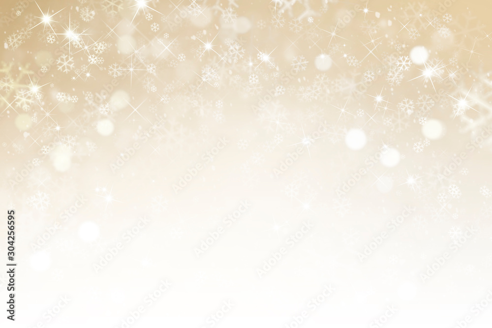 abstract christmas golden background with snowflakes abstract christmas golden background with snowflakes