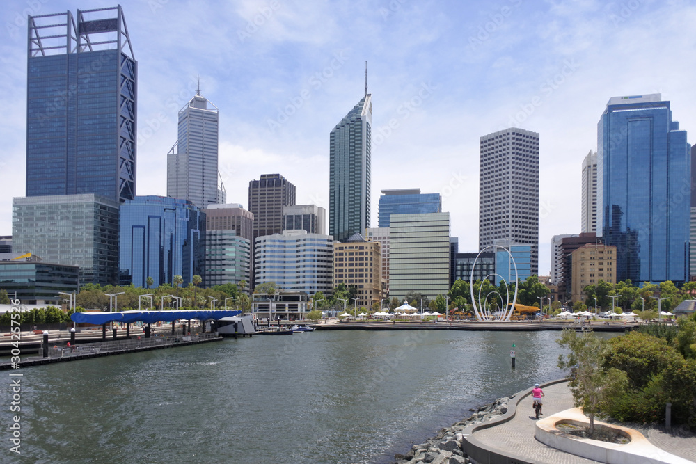 Perth Business District skyline from Elizabeth Que Perth Business District skyline from Elizabeth Que
