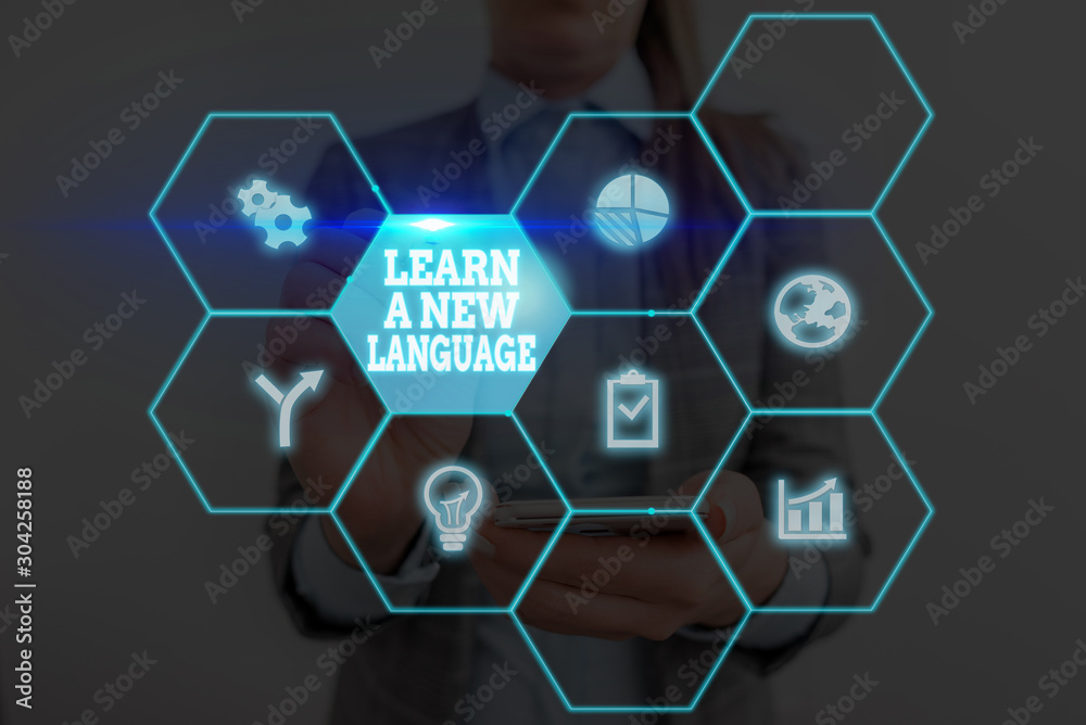 Writing note showing Learn A New Language. Business concept for Study Words other than the Native Mother Tongue Writing note showing Learn A New Language. Business concept for Study Words other than the Native Mother Tongue