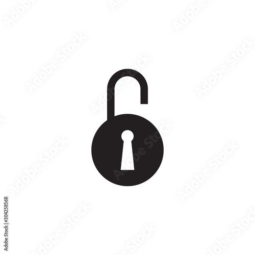 Key Hole Vector Flat Icon 