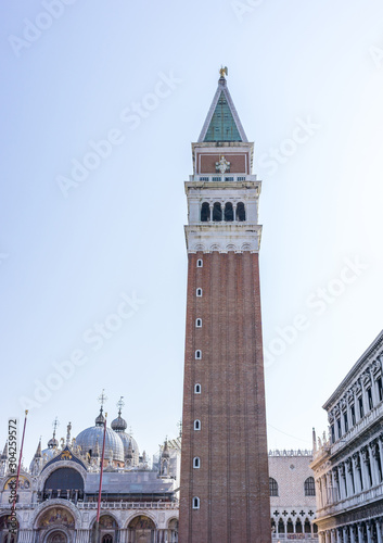 Campanile in St. Marks Square, Venice, Italy © Joyce Vincent