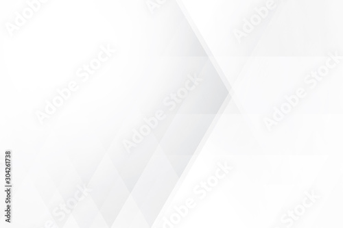 Abstract geometric white and gray color background. Vector, illustration.	