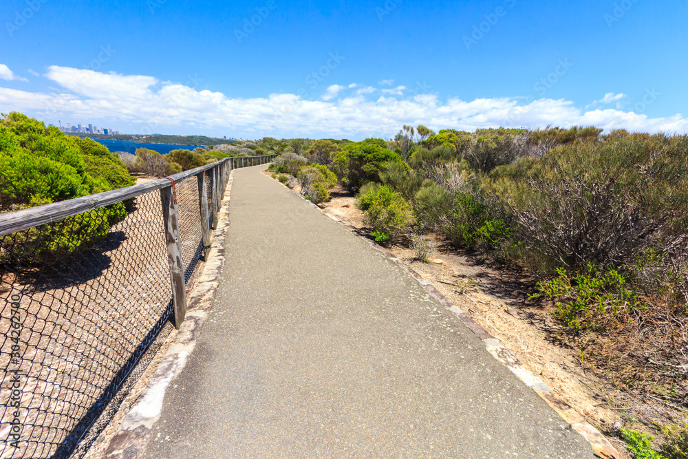 Pathway through North Head Sanctuary