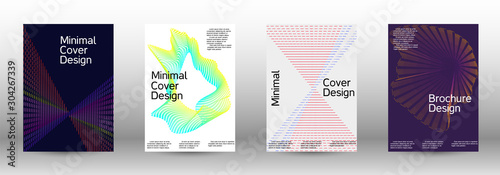 Cover design template set 