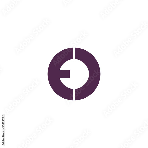 letter eo or oe logo vector design templates