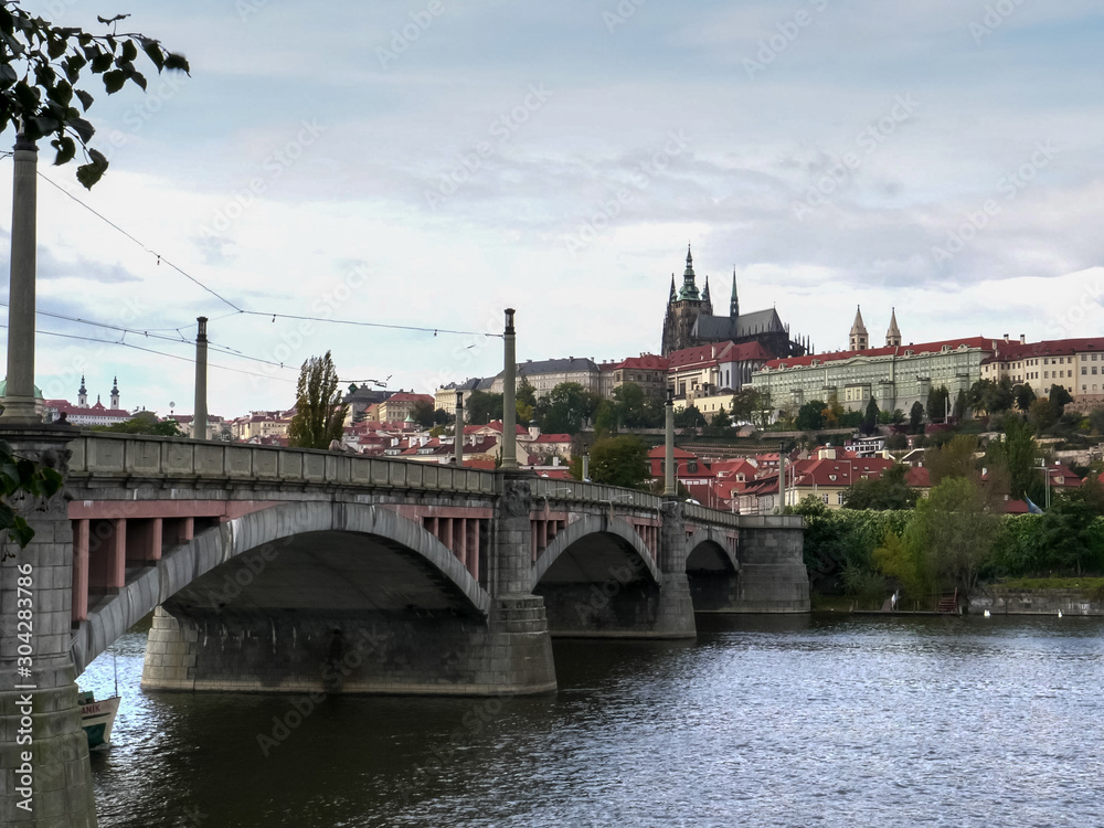 manes bridge in prague, czech republic manes bridge in prague, czech republic