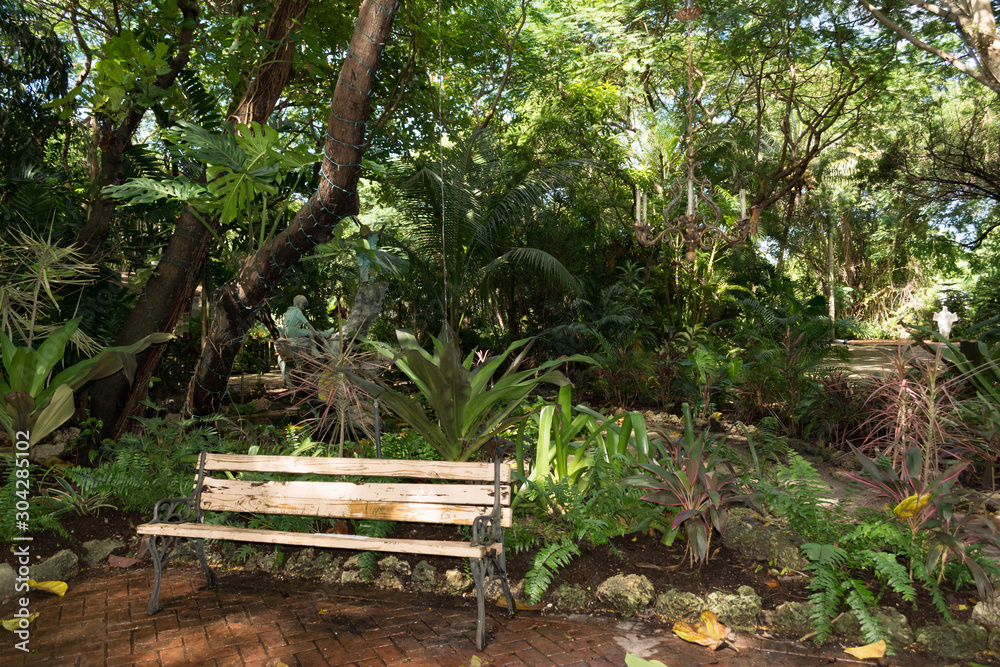 Obraz premium bench in the park