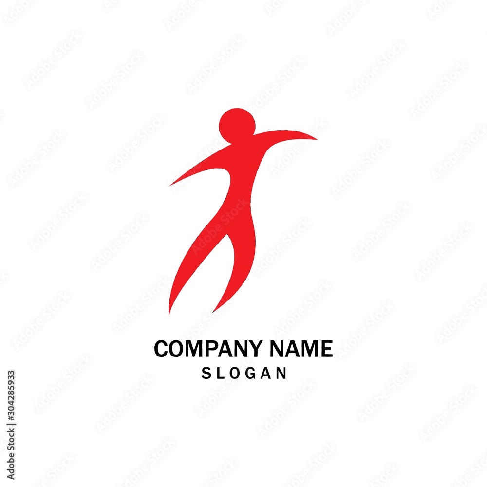 SUCCESS PEOPLE LOGO VECTOR ILLUSTRATION SUCCESS PEOPLE LOGO VECTOR ILLUSTRATION
