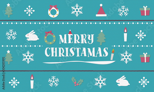christmas seamless pattern greeting card 