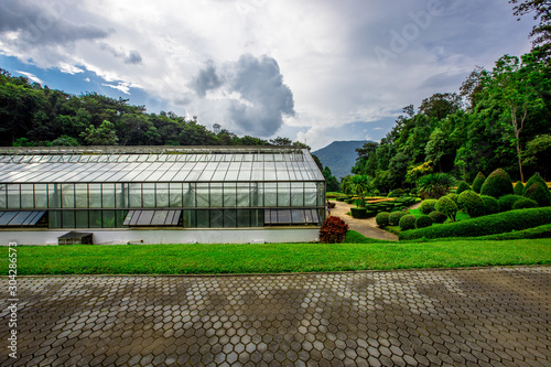 Queen Sirikit Botanical Garden- Chiang Mai:19September2019, atmosphere in the nursery of various garden plants(winter flowers Located Mae Rim District,a conservation and tourist attraction,Thailand