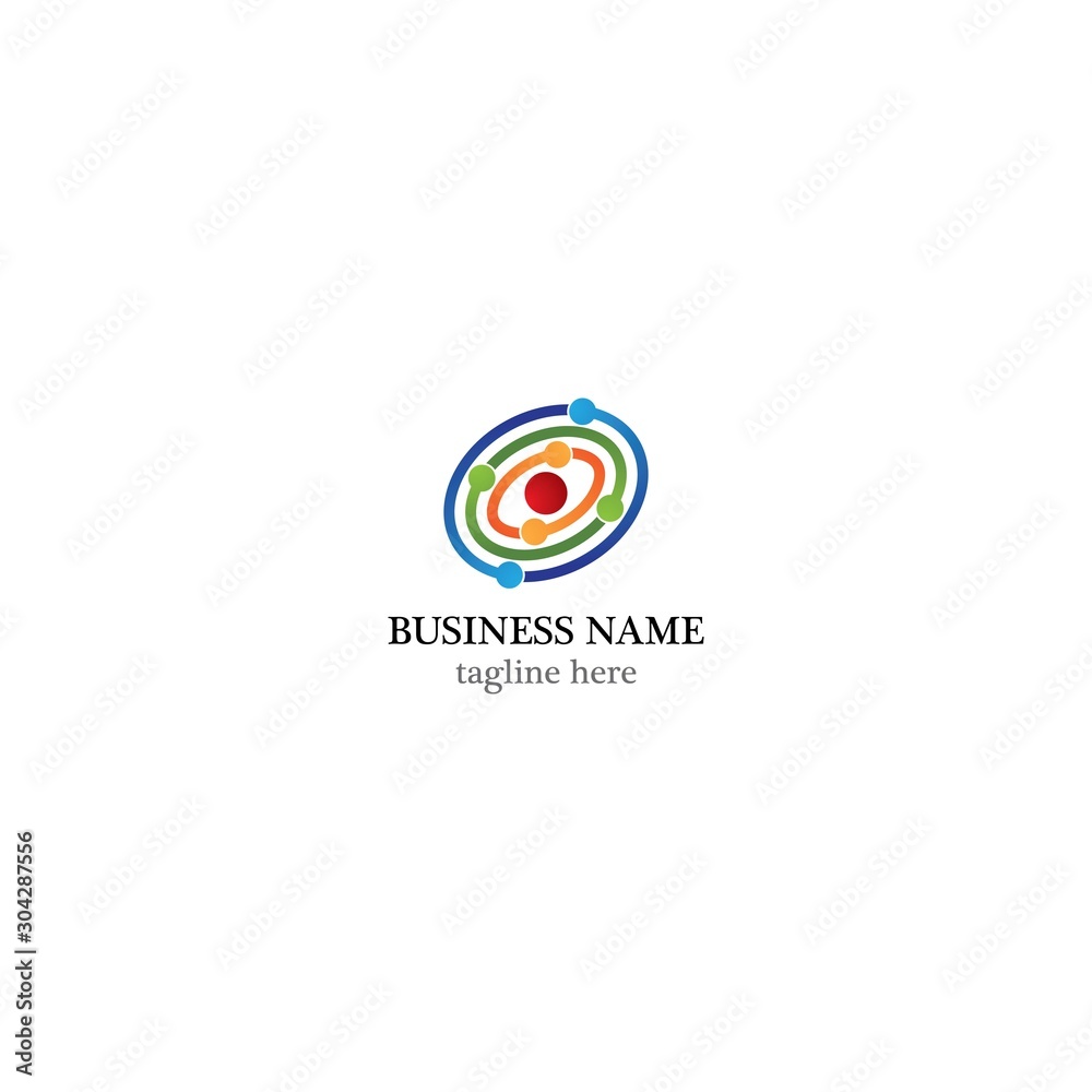 Molecule logo template icon design Molecule logo template icon design