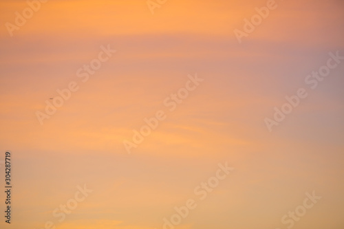 The background view of the sky is close, with various colors changing according to the weather (orange, red, yellow, pink, blue) is a natural beauty. © bangprik