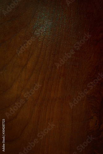 top view of table wood rough texture background with lacquer glossy