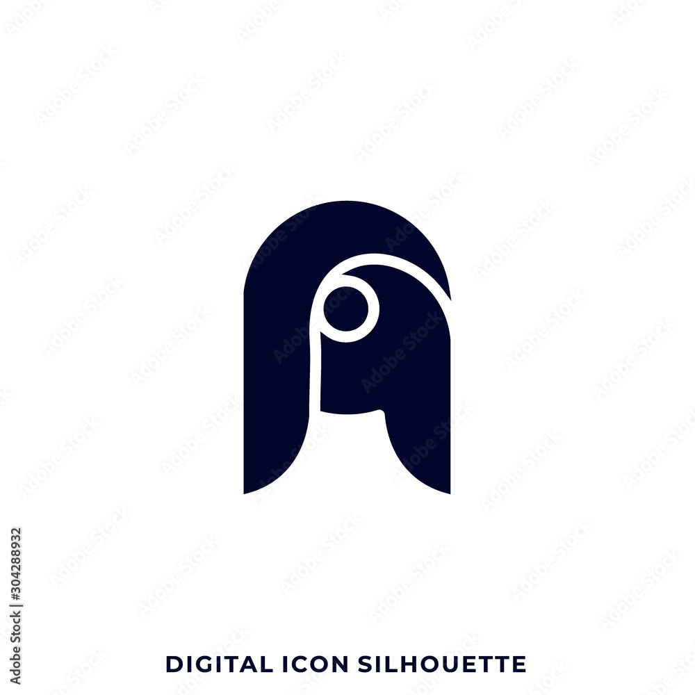 Letter A Vector Template