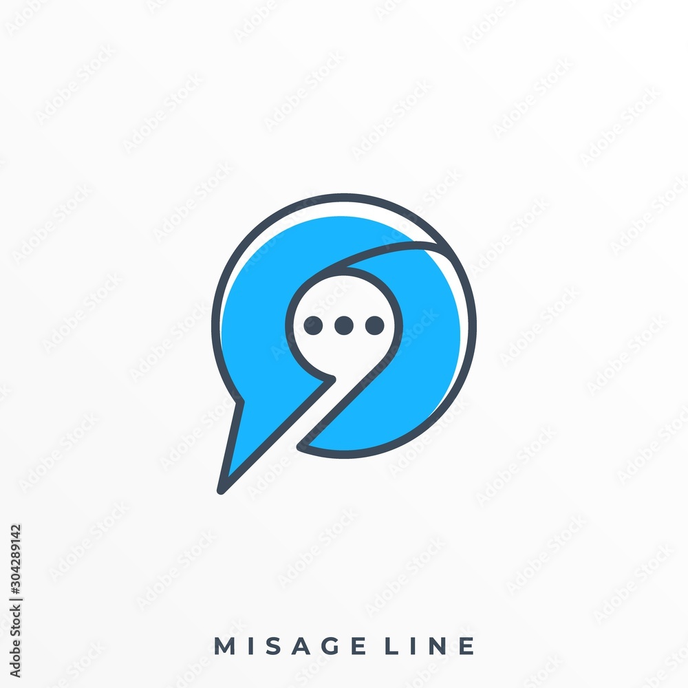 Chat Illustration Vector Template Chat Illustration Vector Template