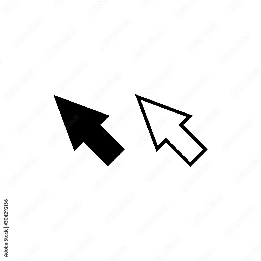 cursor click icon vector design symbol cursor click icon vector design symbol