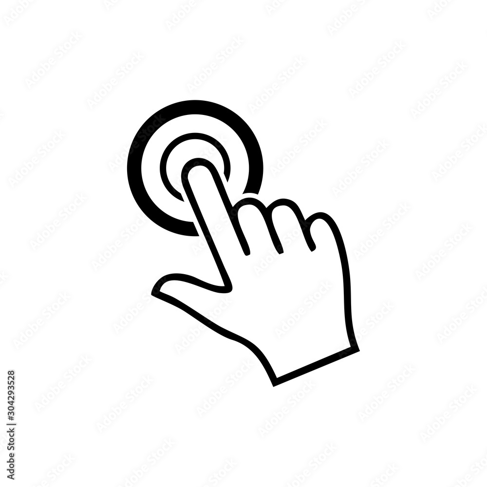 hand cursor icon vector design symbol hand cursor icon vector design symbol