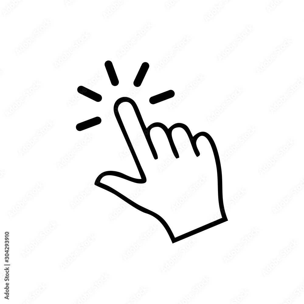 hand cursor icon vector design symbol hand cursor icon vector design symbol