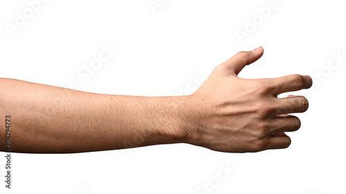 hand holding something like a bottle or can