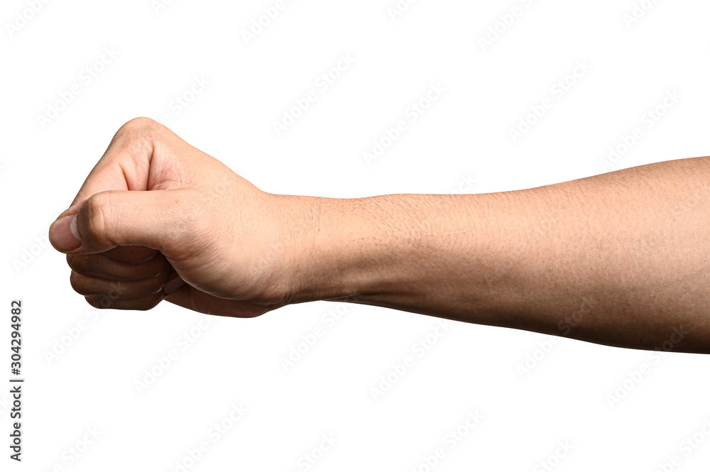 visible veins arm and hand isolated on a white background visible veins arm and hand isolated on a white background