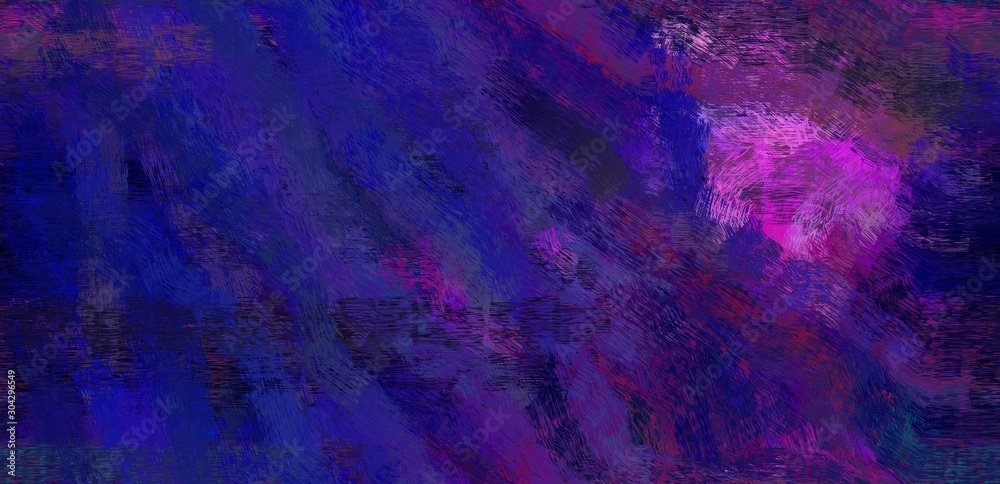 abstract seamless pattern brush painted design with midnight blue, medium orchid and purple color. can be used as wallpaper, texture or fabric fashion printing