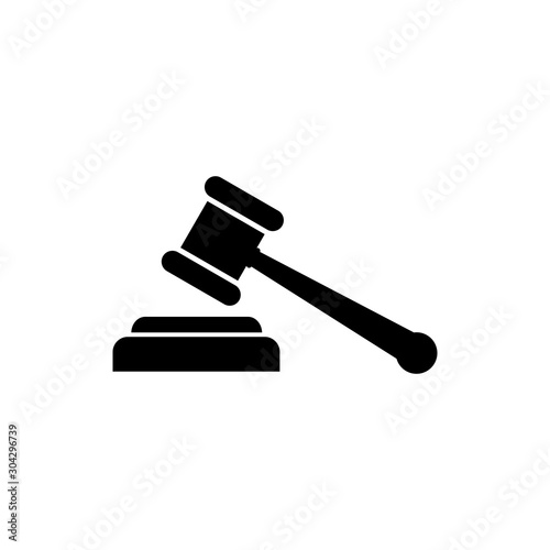 gavel icon logo vector design symbol