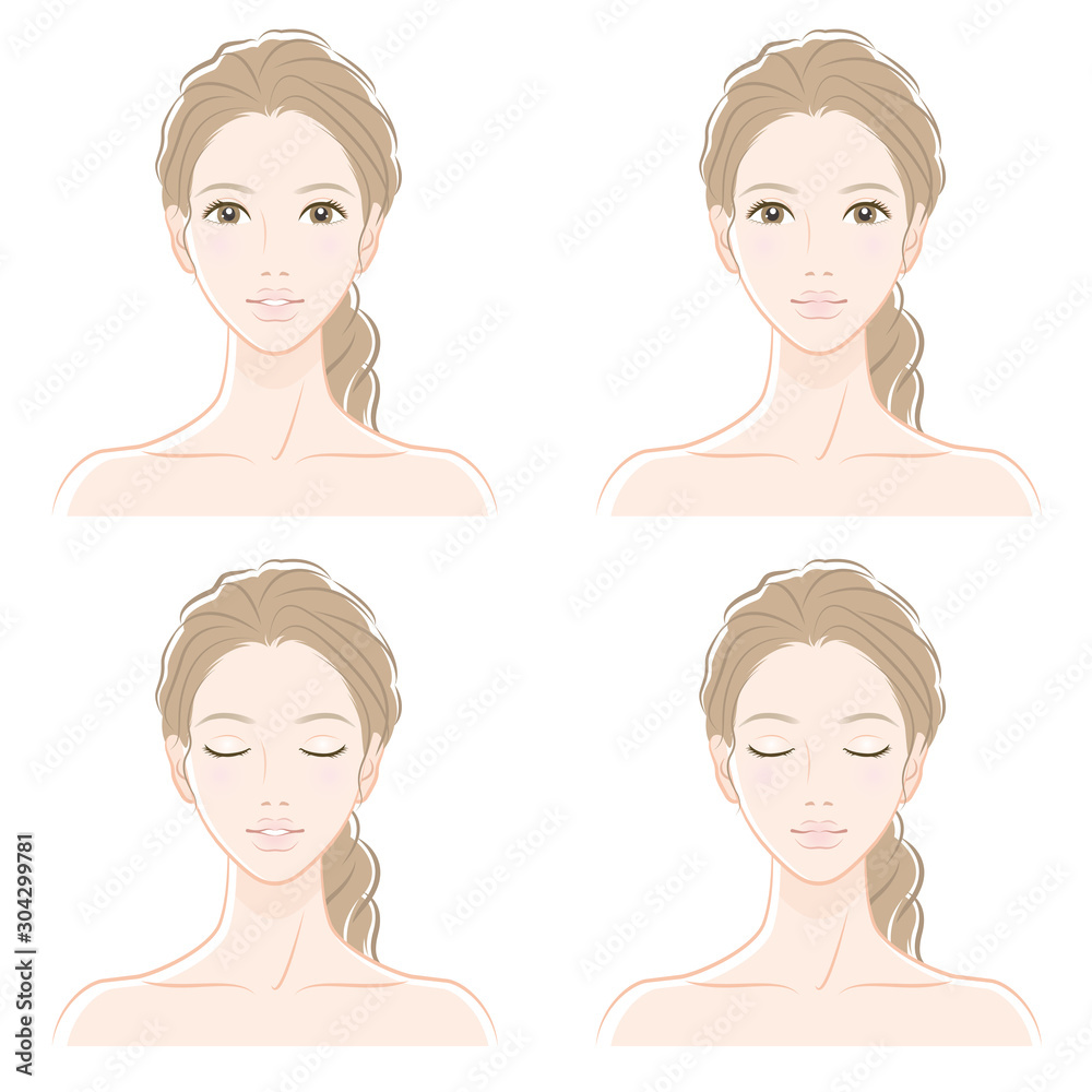 女性の表情 女性の表情