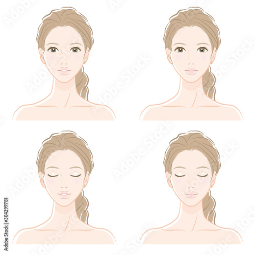 女性の表情