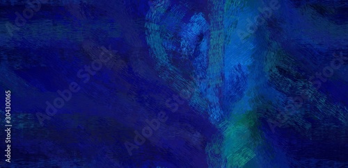 abstract watercolor background with copy space for your text and midnight blue, strong blue and teal color