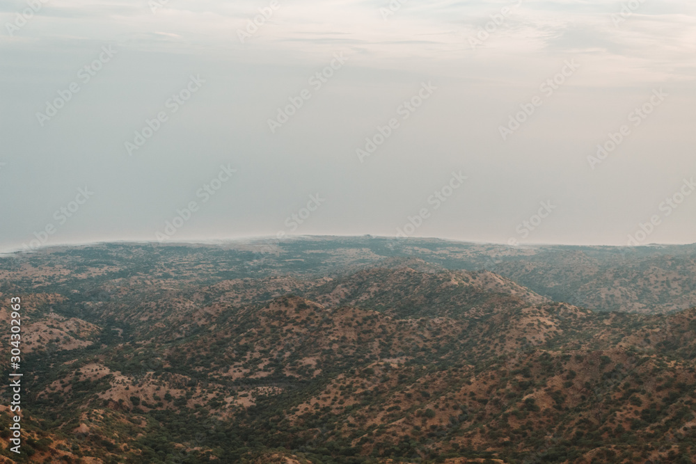 View of the Black Hills at Kutch, Gujarat, India View of the Black Hills at Kutch, Gujarat, India