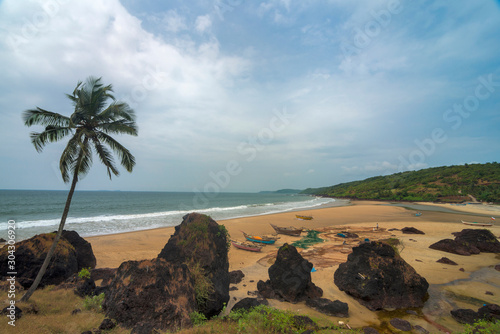 Scenice view of Khavane beach, Sindhudurga, Maharashtra, india © RealityImages