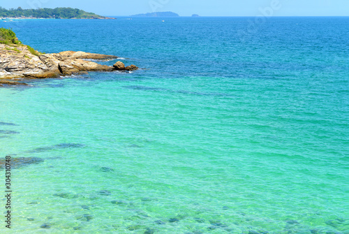 Tropical beach and sea in koh samed island Thailand