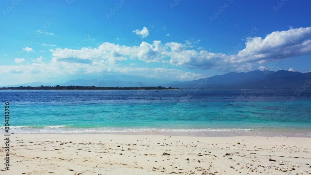 tropical island with white beach, Caribbean sea with turquoise crystal clear seawater tropical island with white beach, Caribbean sea with turquoise crystal clear seawater