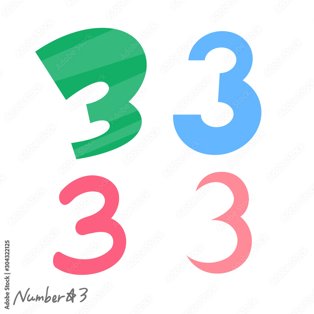 3(数字) 3(数字)