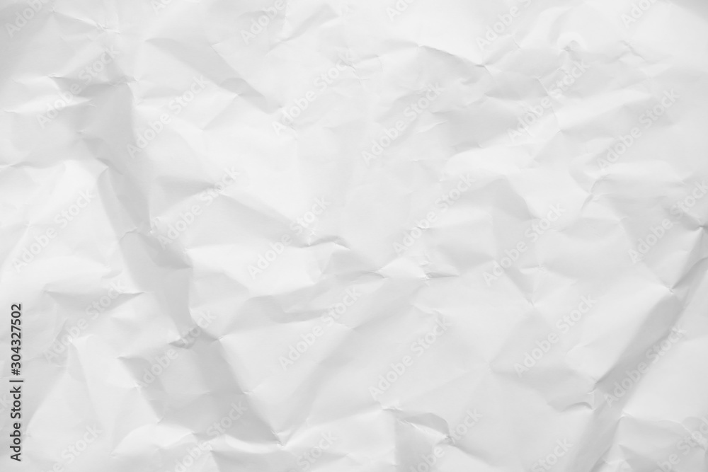 White crumpled paper texture background. White crumpled paper texture background.