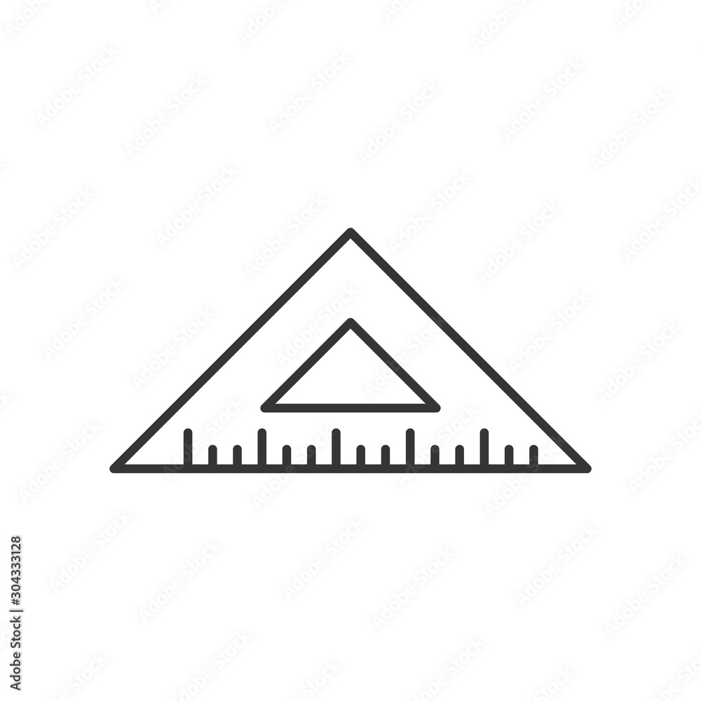 Ruler Icon Vector Illustration Ruler Icon Vector Illustration