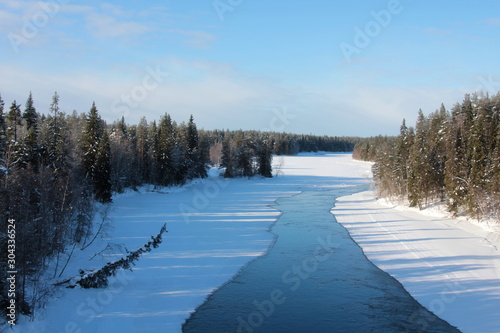 The river in the winter. © Artem