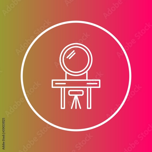  Dressing Icon Isolated On Abstract Background