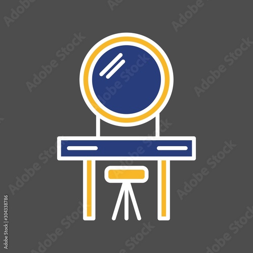  Dressing Icon Isolated On Abstract Background