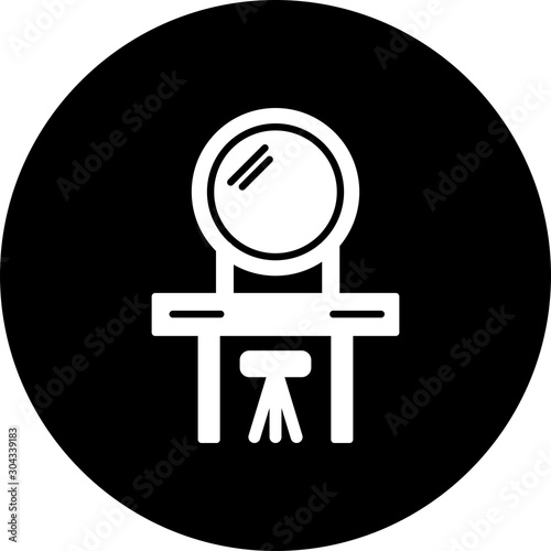  Dressing Icon Isolated On Abstract Background