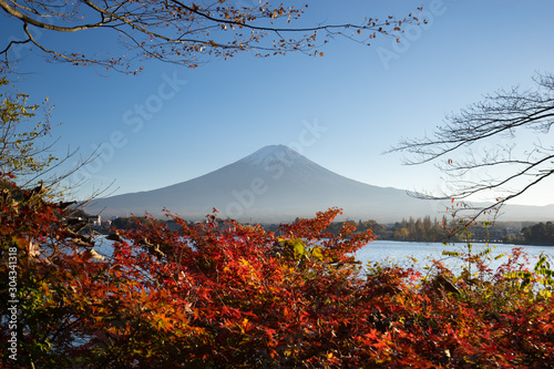 紅葉と富士さん © matsui web works