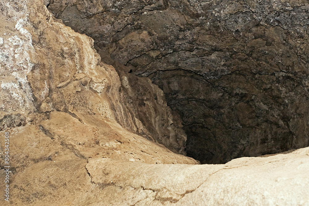 petrified lava underground, natural background, Tenerife, volcanic island petrified lava underground, natural background, Tenerife, volcanic island