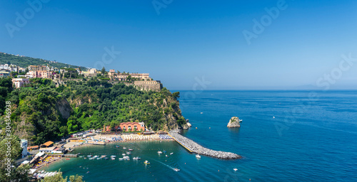 The sea at Vico Equense, Naples photo