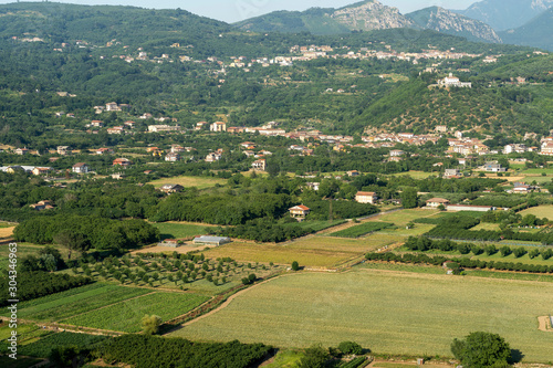 Summer landscape in Irpinia, Southern Italy.